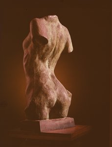Egy fiatal nő törzse, 1909 (bronz)